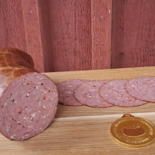 Får-träfflig påläggskorv med rosmarin