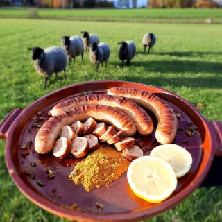 Lammcurrywurst